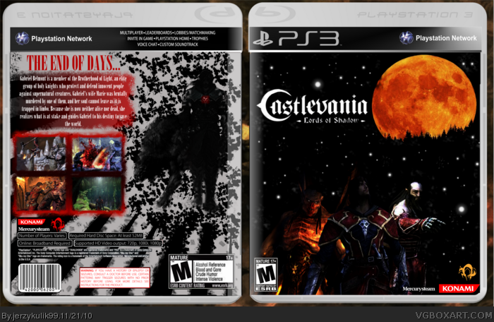 Castlevania : Lords of Shadow box art cover