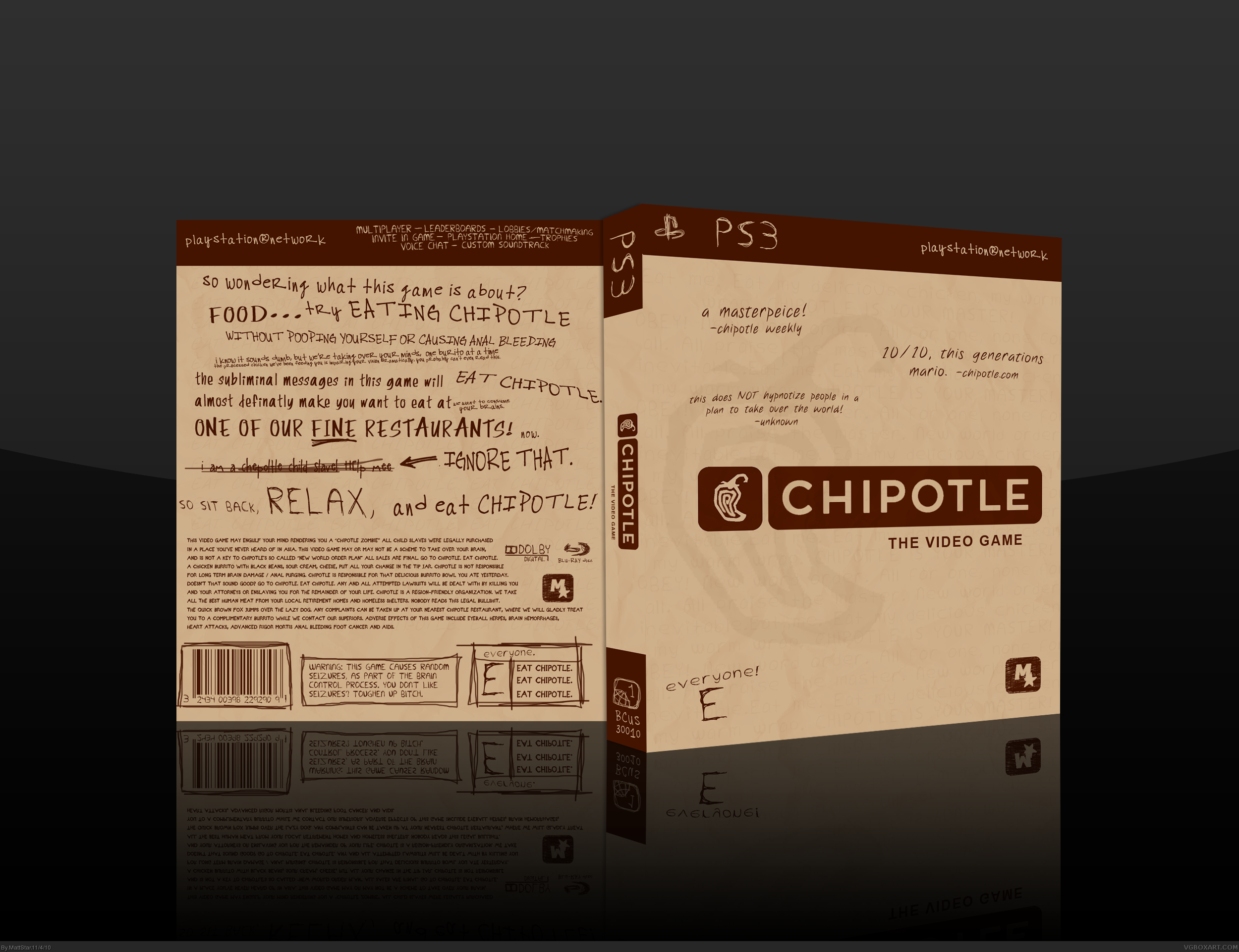 Chipotle: The Game box cover