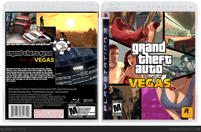 Grand Theft Auto: Sins of Vegas box art cover