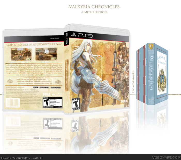 Valkyria Chronicles box art cover