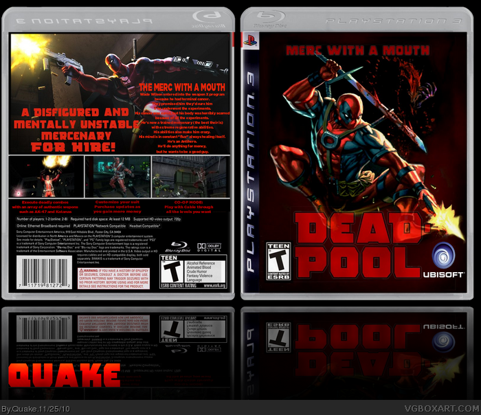 Deadpool box art cover