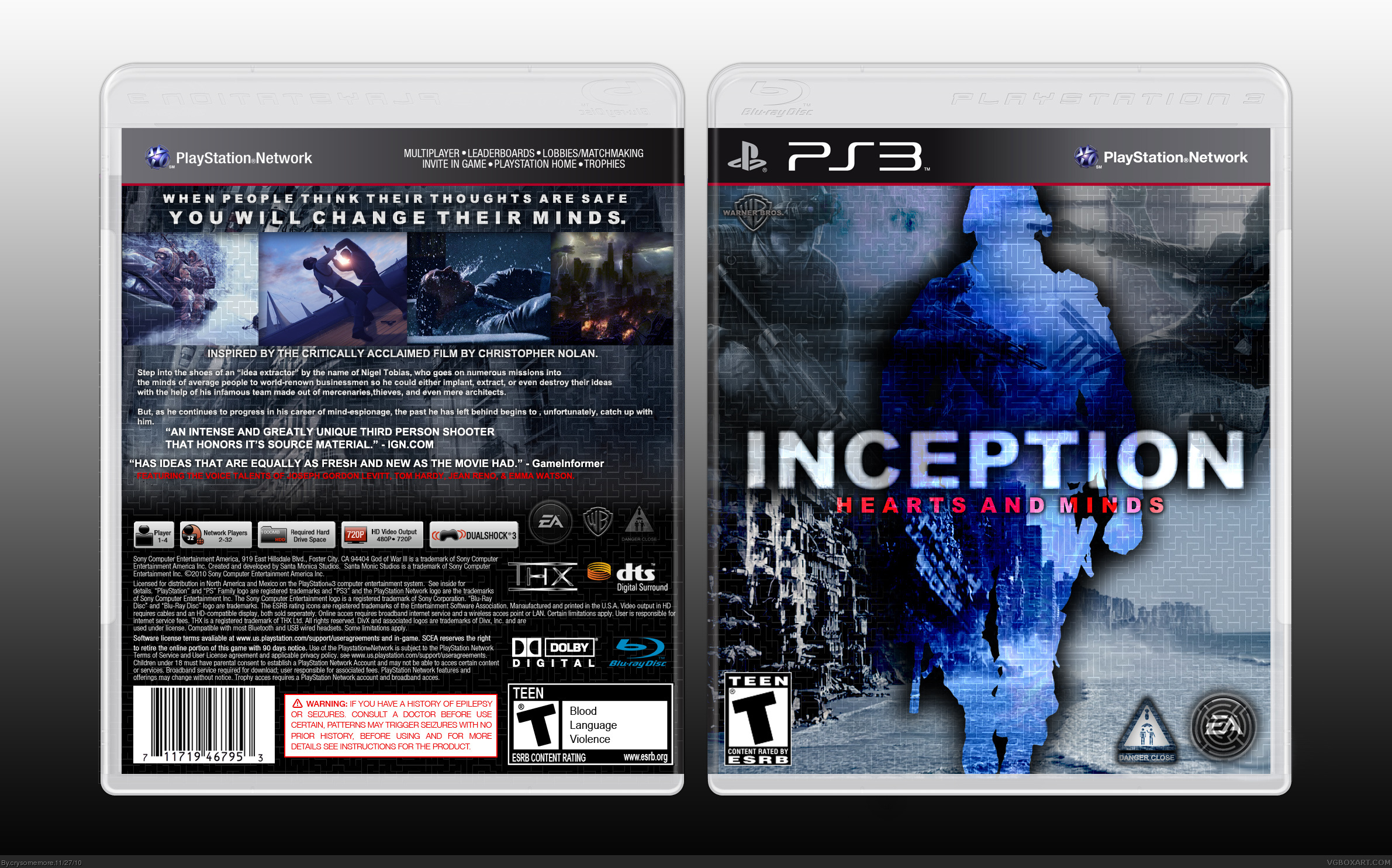 Inception: Hearts and Minds box cover
