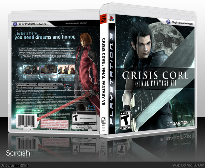 Crisis Core - Final Fantasy VII box art cover