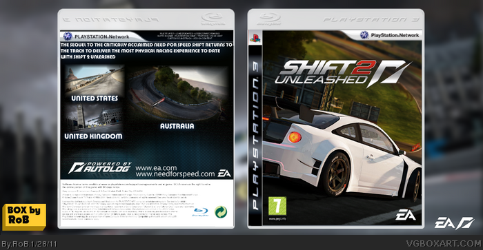 Need for Speed: Shift2 unleashed box art cover