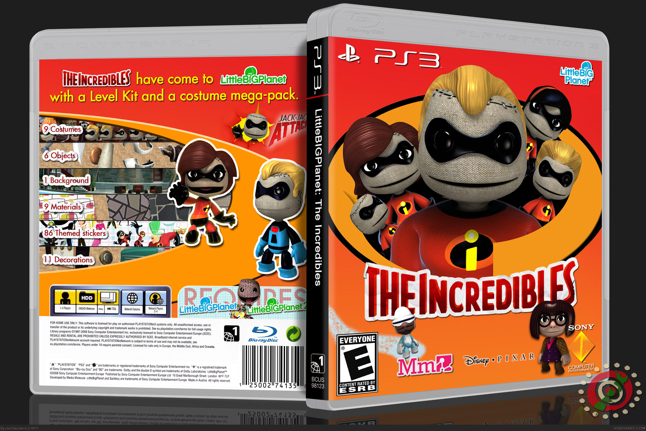 LittleBIGPlanet: The Incredibles box cover