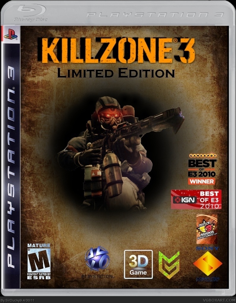 Killzone 3 Limited Edition box cover