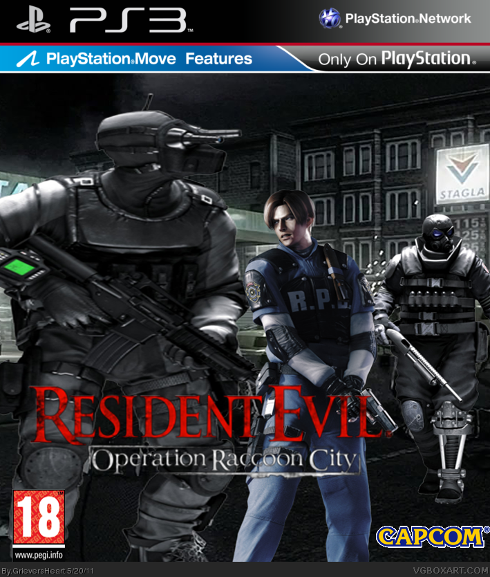 Resident Evil : Operation Raccoon City PS3 box cover