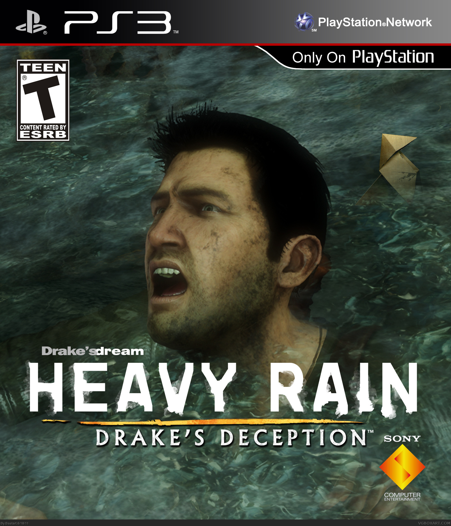 Heavy Rain Drake's Deception box cover