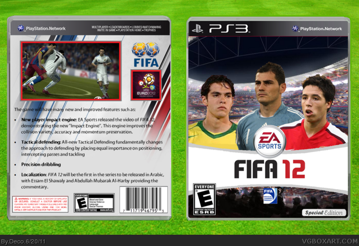 FIFA 12 (Special Edition) box art cover
