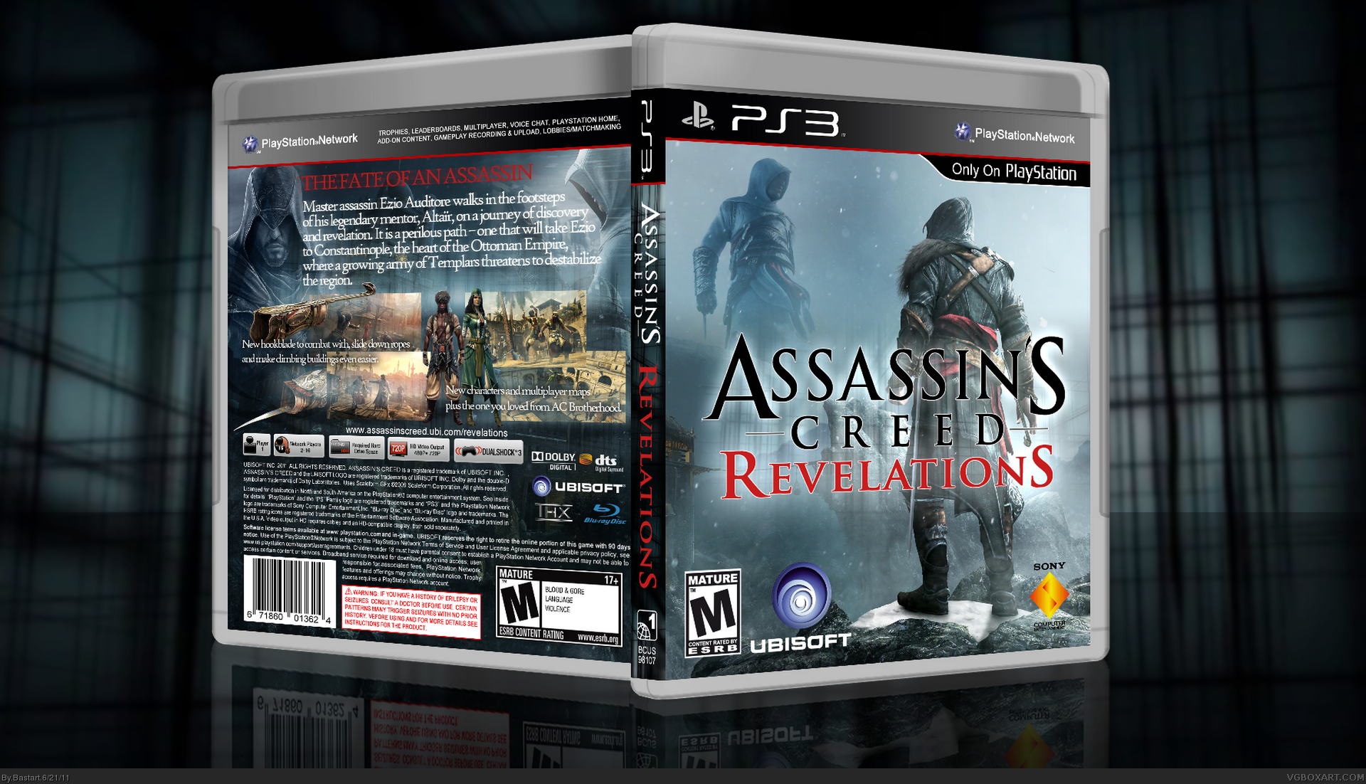Assassin S Creed Revelations Playstation 3 Box Art Cover By Bastart
