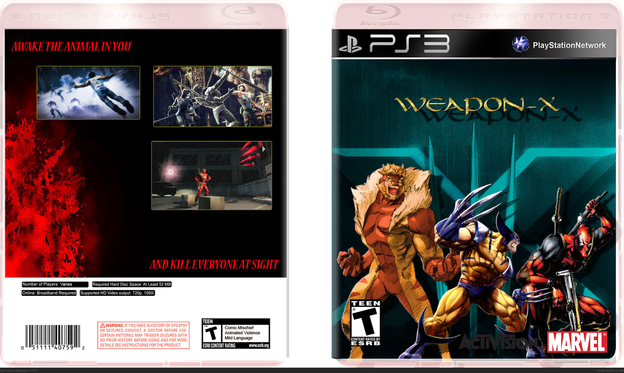 Weapon-X box cover
