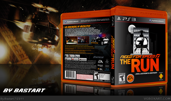 Need for Speed; The Run box art cover