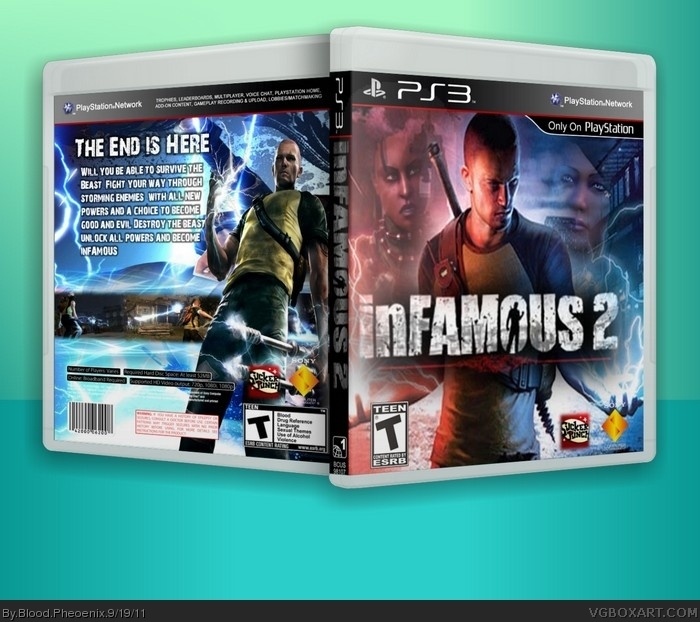 inFAMOUS 2 box cover
