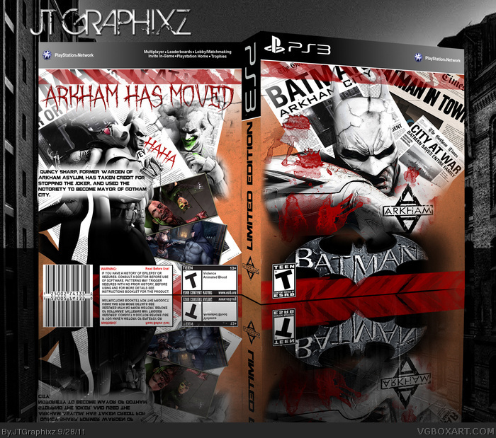 Batman Arkham: Limited Edition box art cover