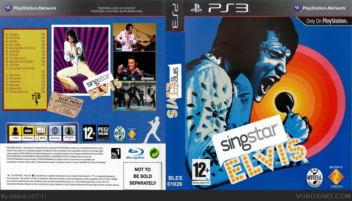 SingStar Elvis box art cover