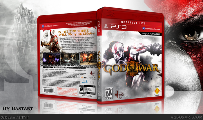 God Of War 3 (Greatest Hits) box art cover