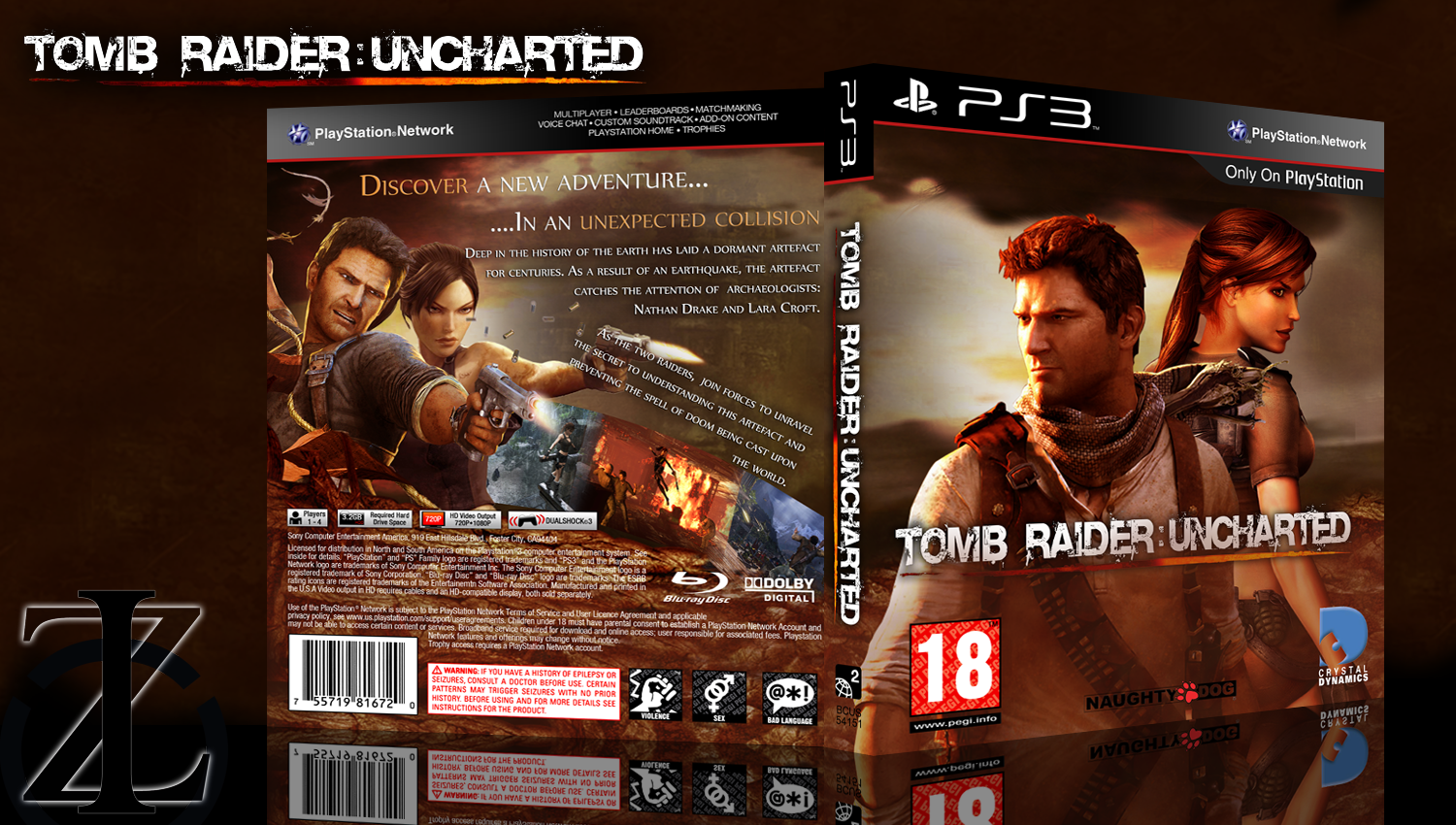 Tomb Raider:Uncharted box cover