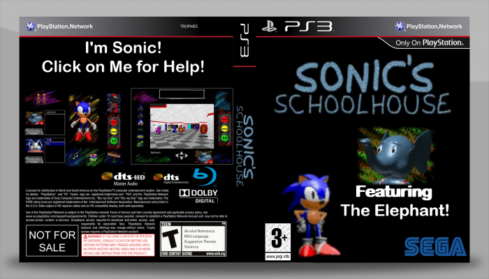 Sonic's Schoolhouse box art cover