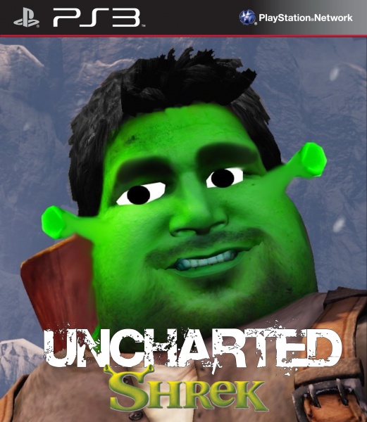 Uncharted Shrek! box art cover