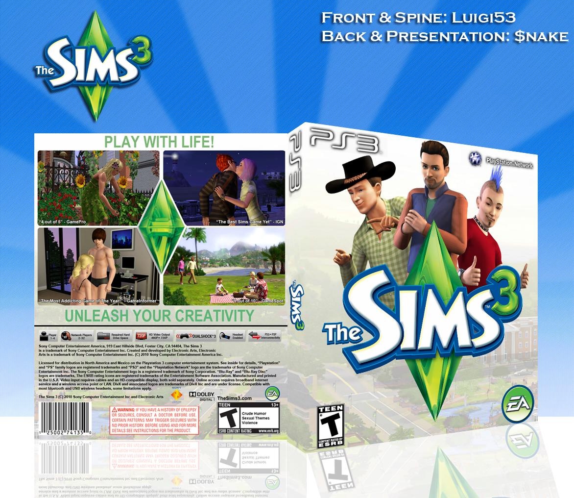 The Sims 3 box cover