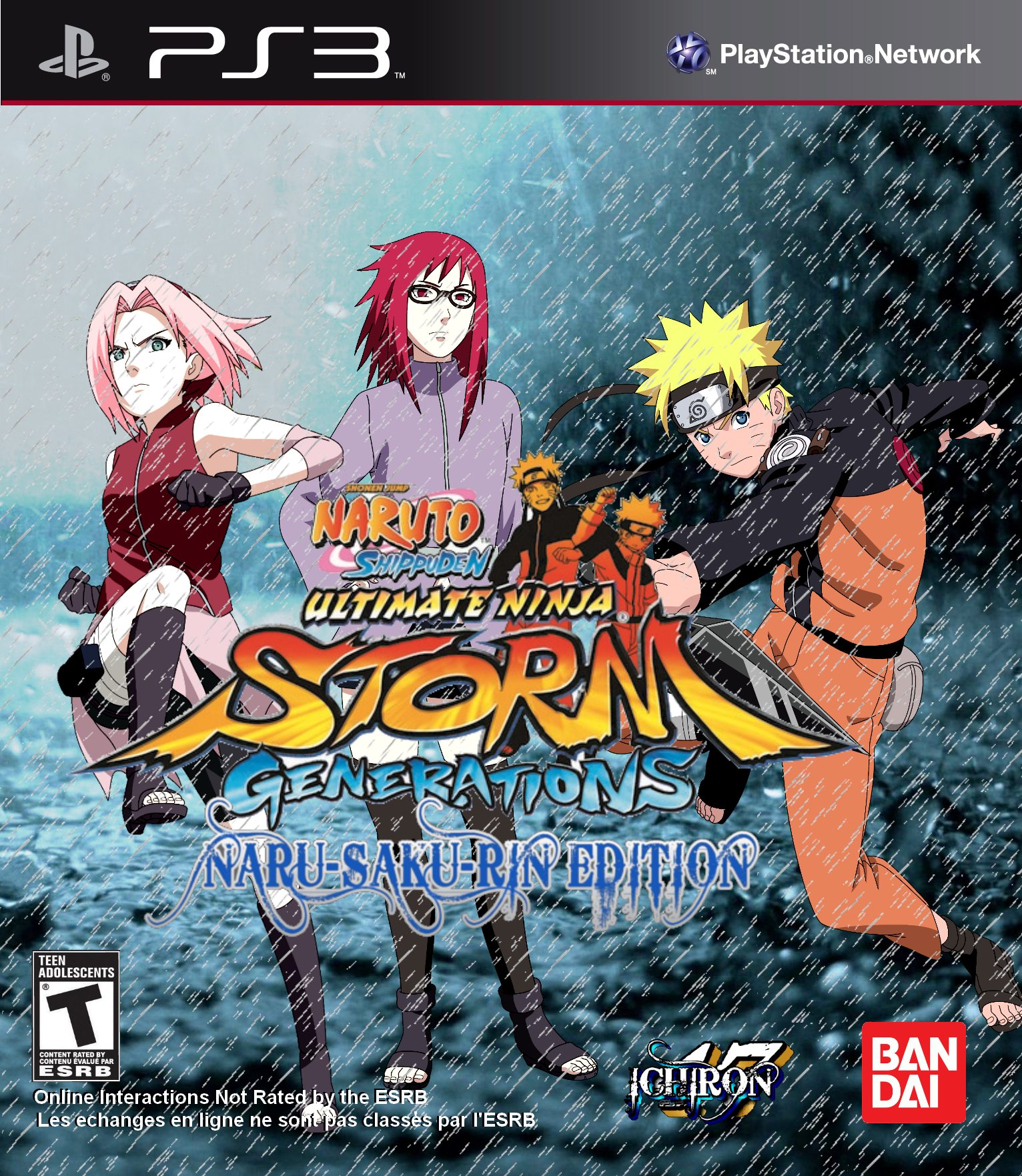 Naruto Shippuden Ultimate Ninja Storm Generations box cover