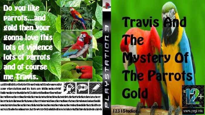 Travis And The Mystery Of The Parrots Gold box art cover