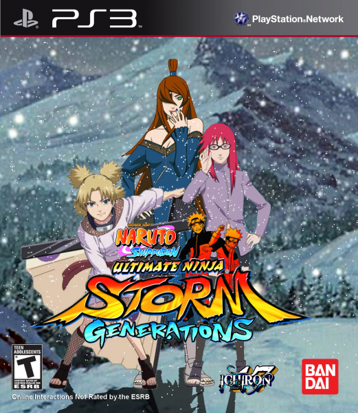 Naruto Shippuden Ultimate Ninja Storm Generations box art cover