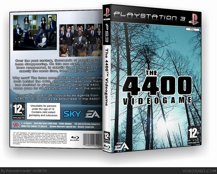 The 4400 Videogame box art cover
