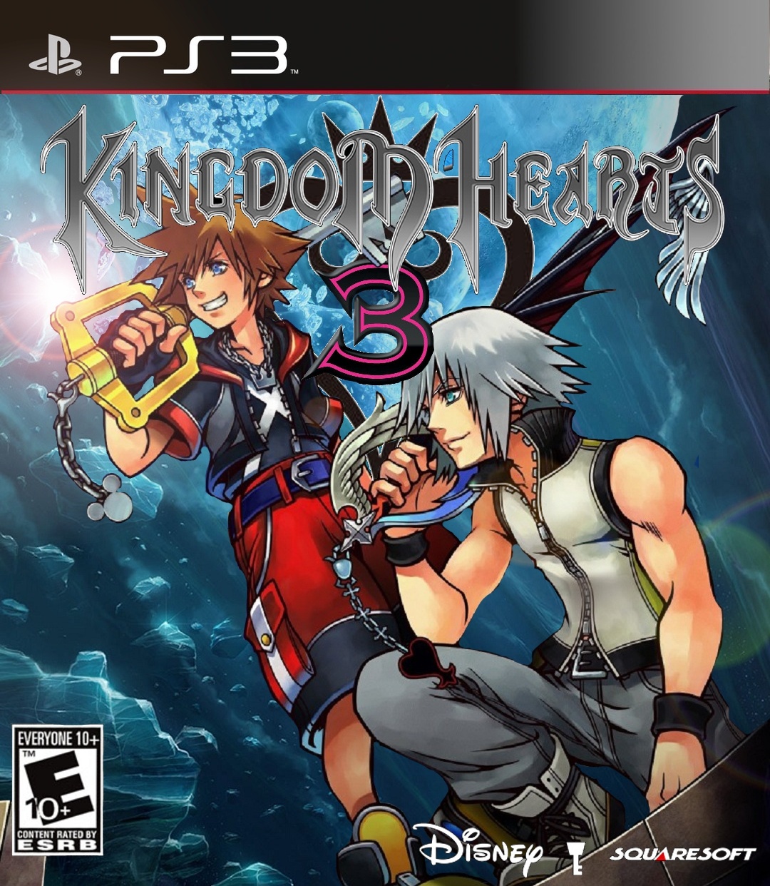 Kingdom Hearts 3 box cover
