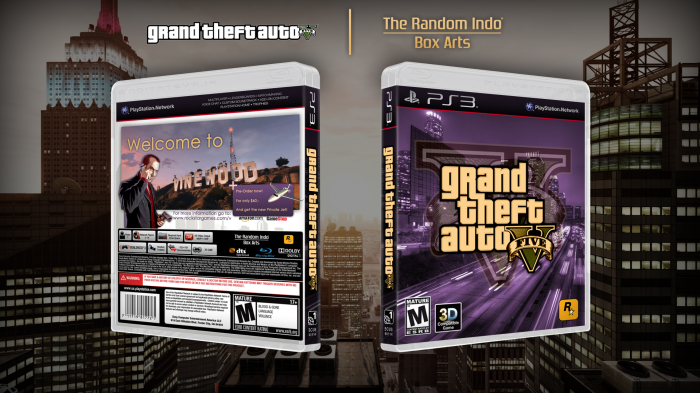 Grand Theft Auto 5 | By TheRandomIndo box art cover