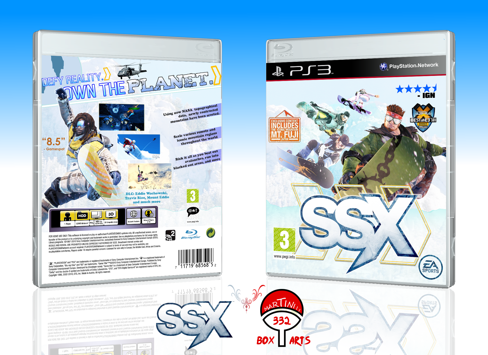 SSX box cover