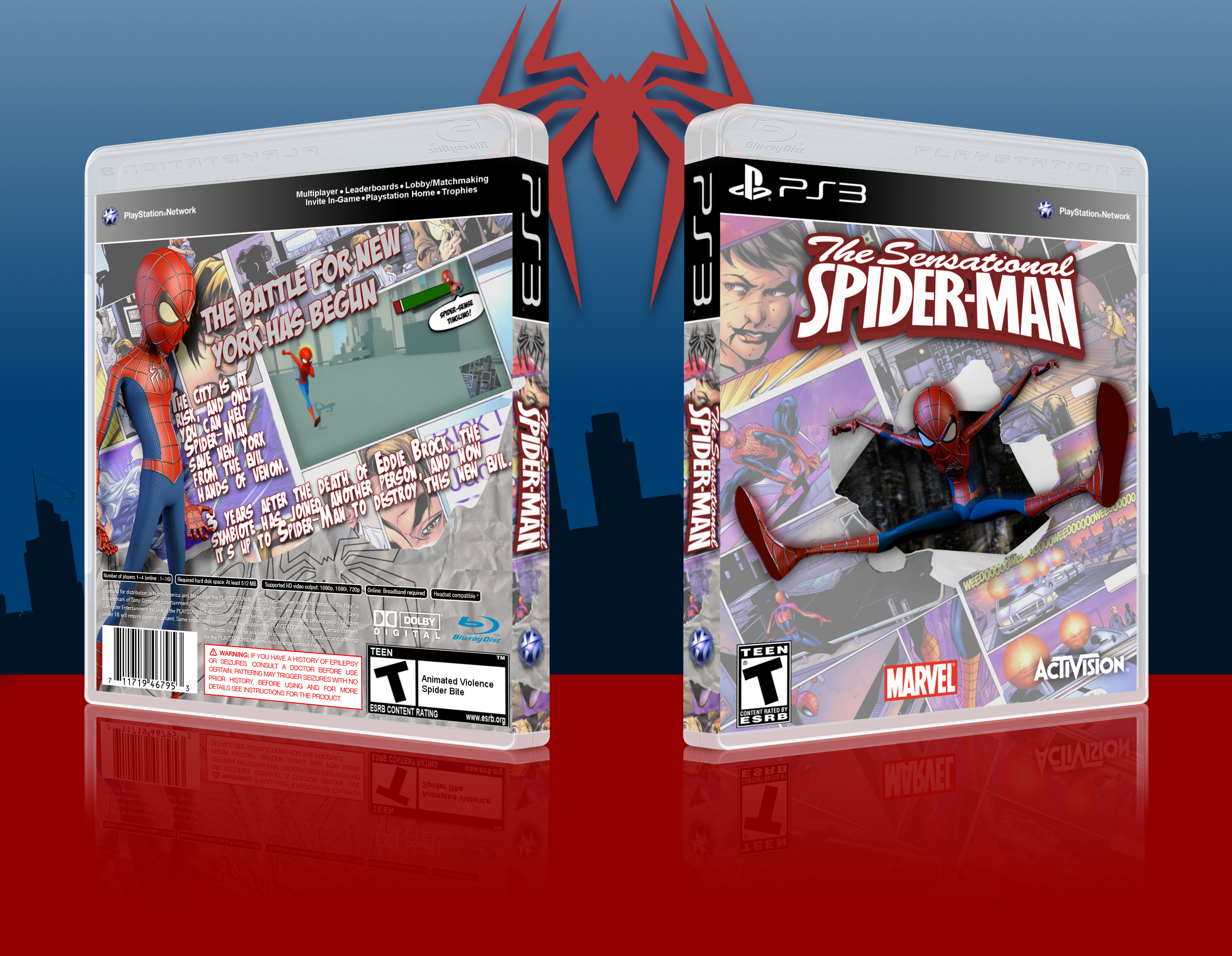 The Sensational Spider-Man box cover