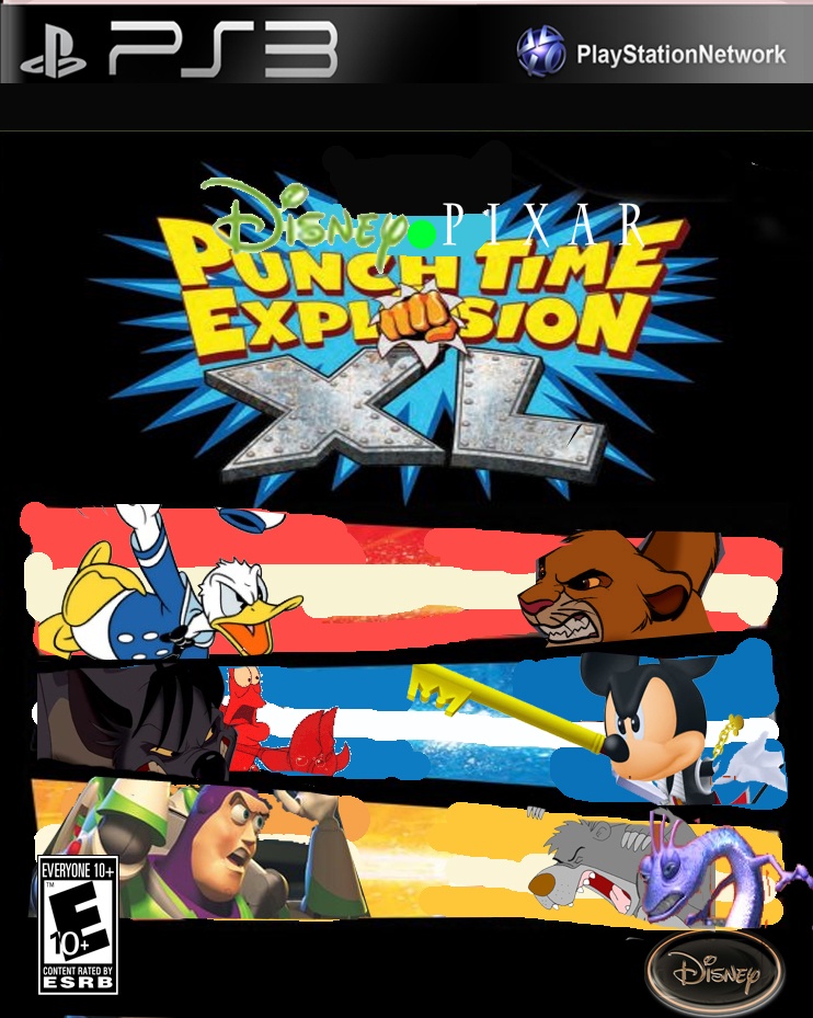 Disney and Pixar's Punch Time Explosion XL box cover