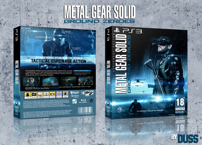 Metal Gear Solid: Ground Zeroes box art cover
