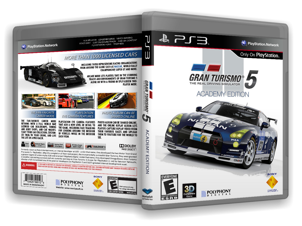 Gran Turismo 5: Academy Edition box cover