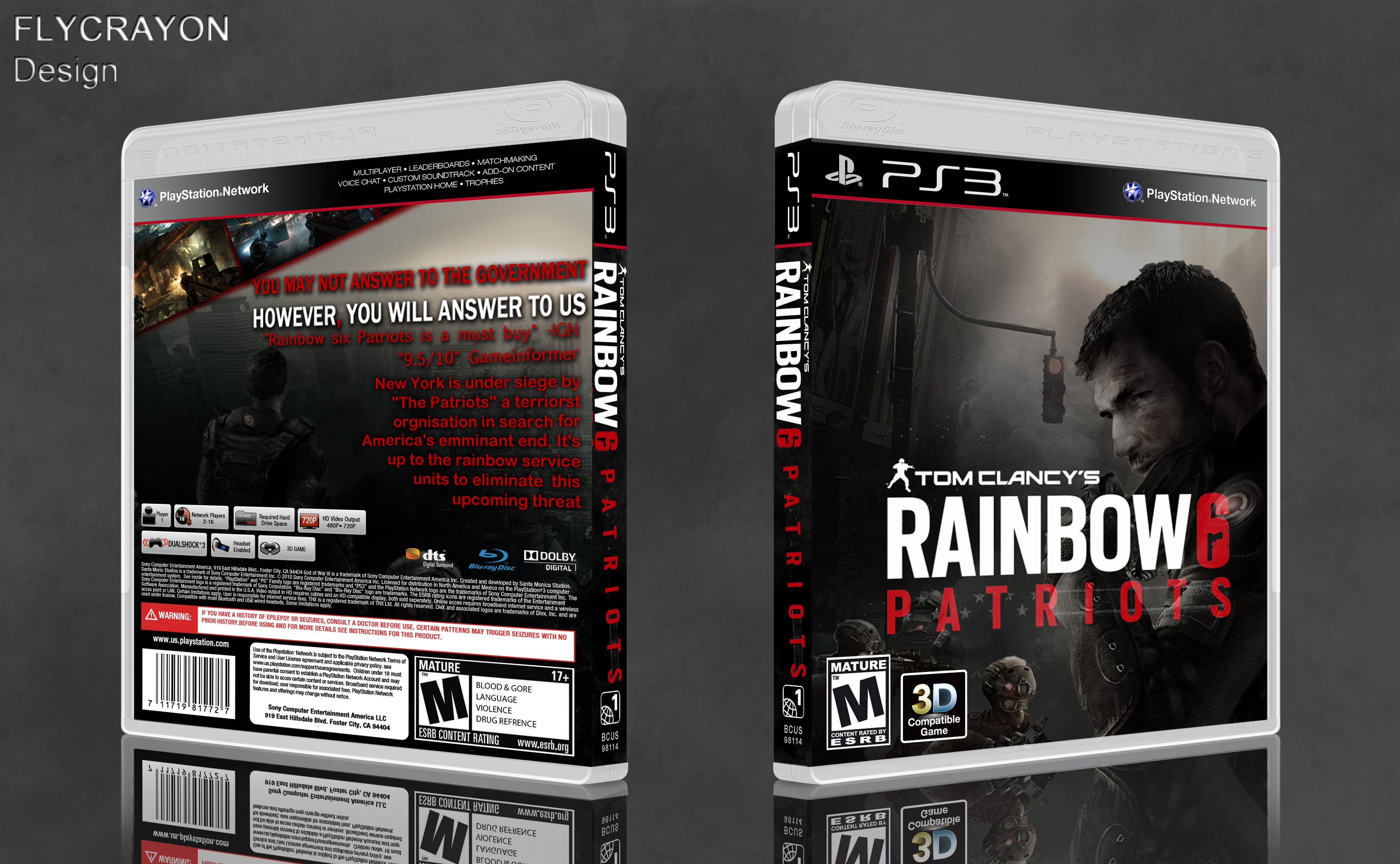 Tom Clancy's Rainbow Six: Patriots box cover
