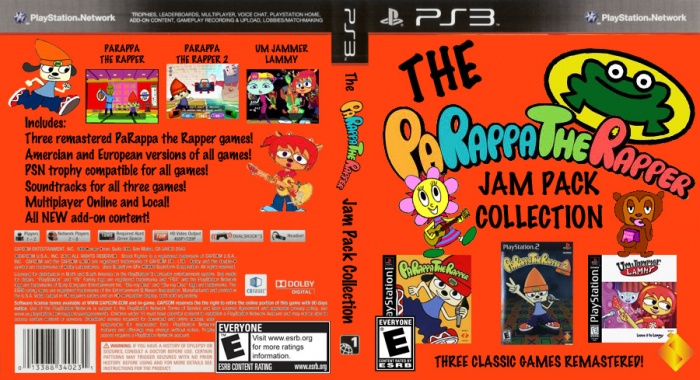 The PaRappa the Rapper Jam Pack Collection box art cover