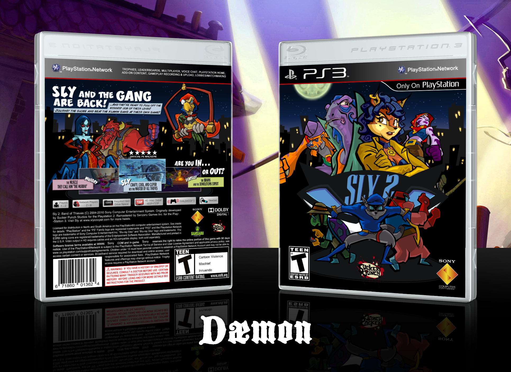 Sly 2: Band of Thieves box cover