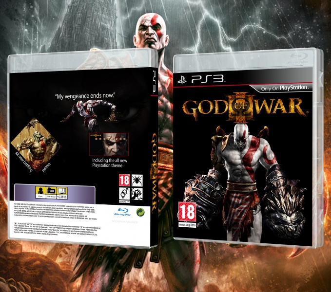 God Of War 3 box art cover