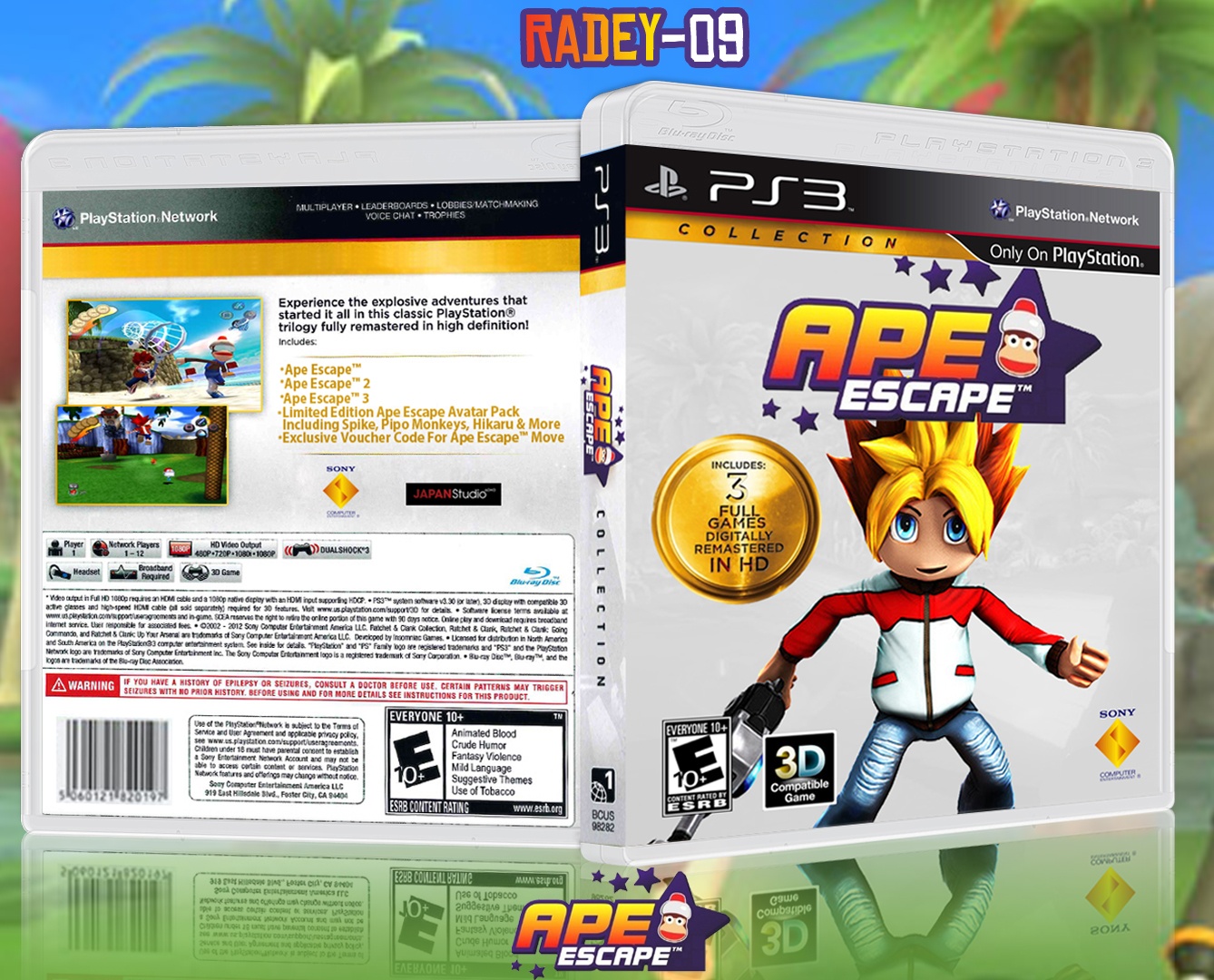 Ape Escape Collection box cover