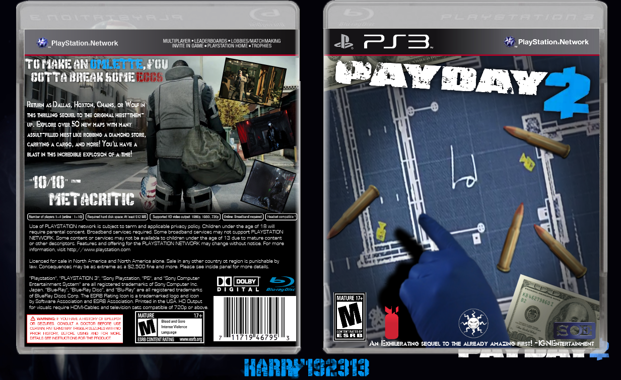 Payday 2 box cover