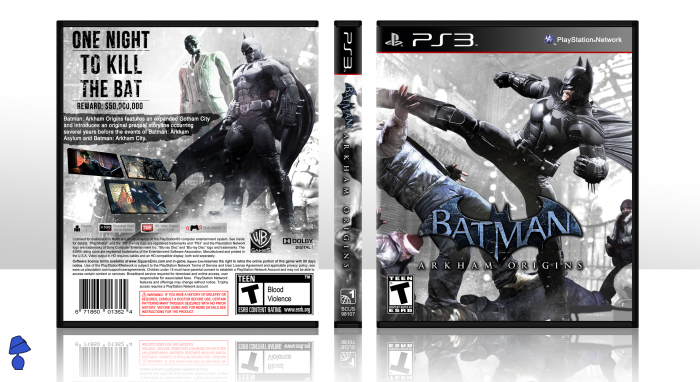 Batman: Arkham Origins box art cover