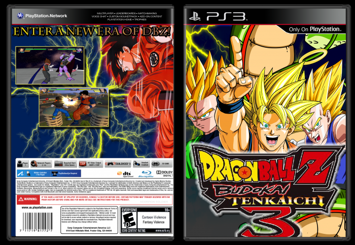 Dragon Ball Z Budokai Tenkaichi 3 box art cover