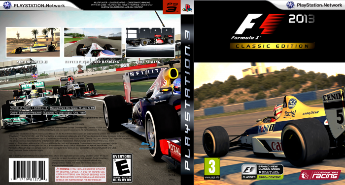 F1 2013 box art cover