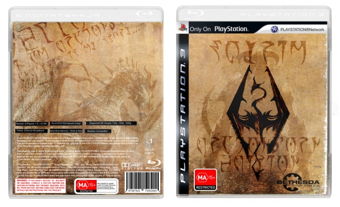 The Elder Scrolls V: Dragonborn Edition box art cover