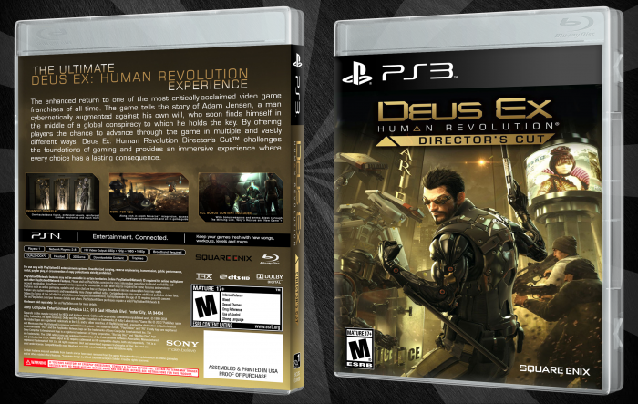 Deus Ex Human Revolution Director's Cut box art cover