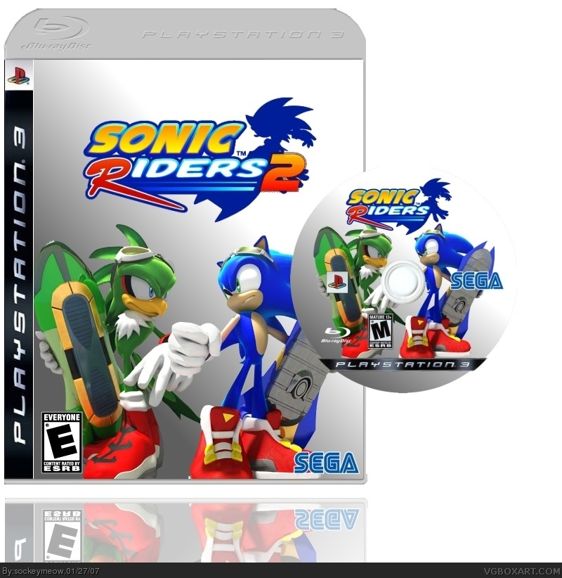Sonic Riders 2 box cover
