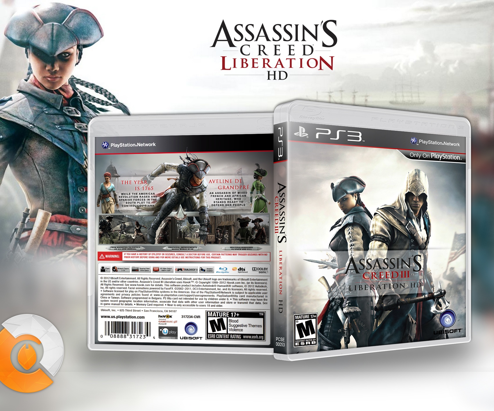 Assassin's Creed: Liberation HD box cover