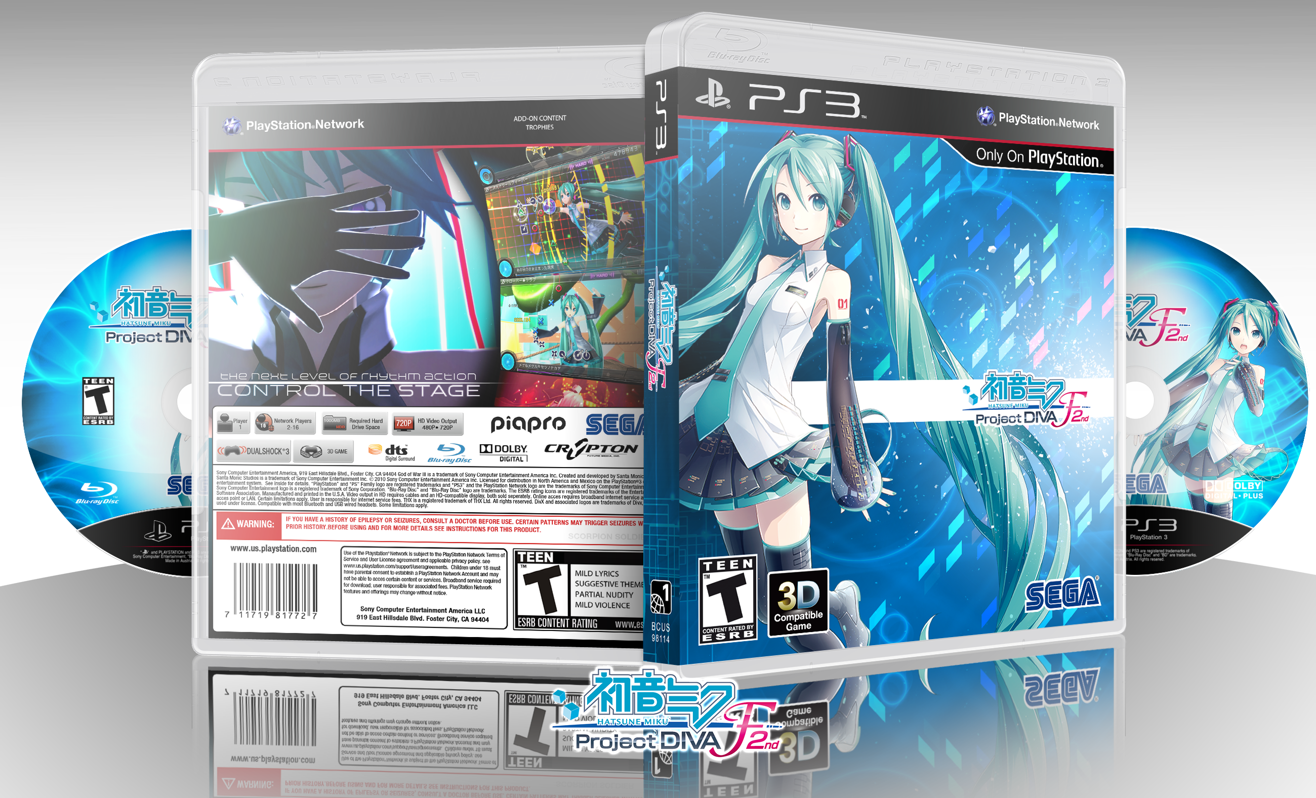 Project Diva F 2nd box cover