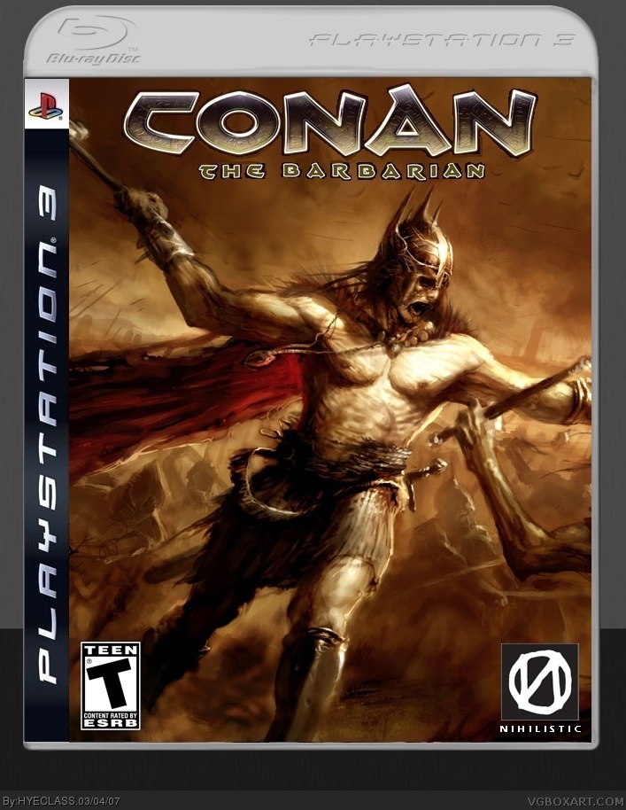 Conan The Barbarian box cover